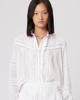 metina cotton voile top